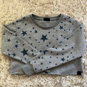Jo+Jax Star cropped crewneck
